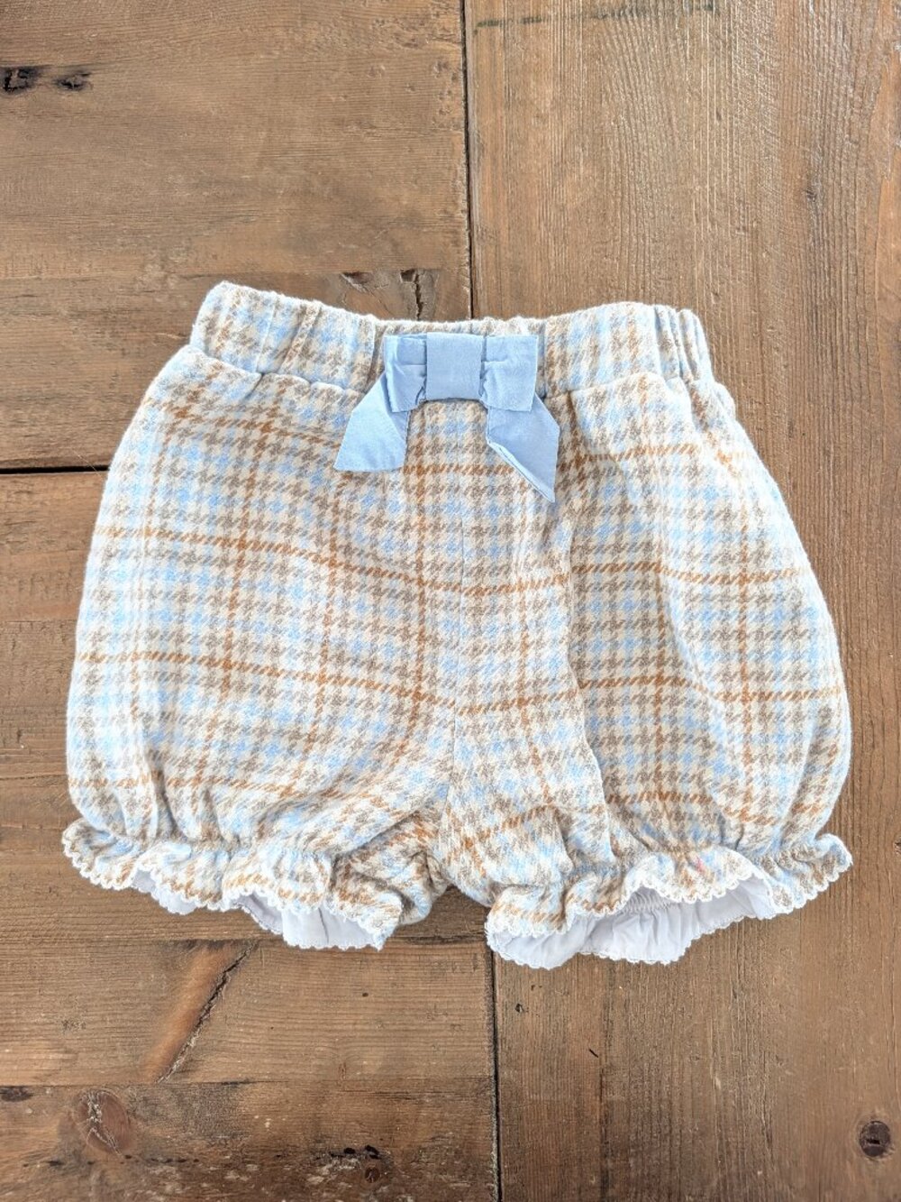 TBBC 5T Natalie Knickers in Henry Clay Houndstooth with Beale Street Blue